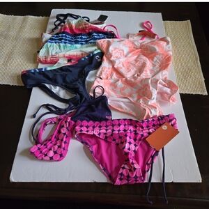 Abercrombie, Roxy And Old Navy Kids Colorful Swimwear Set. Girl Size 14-16.